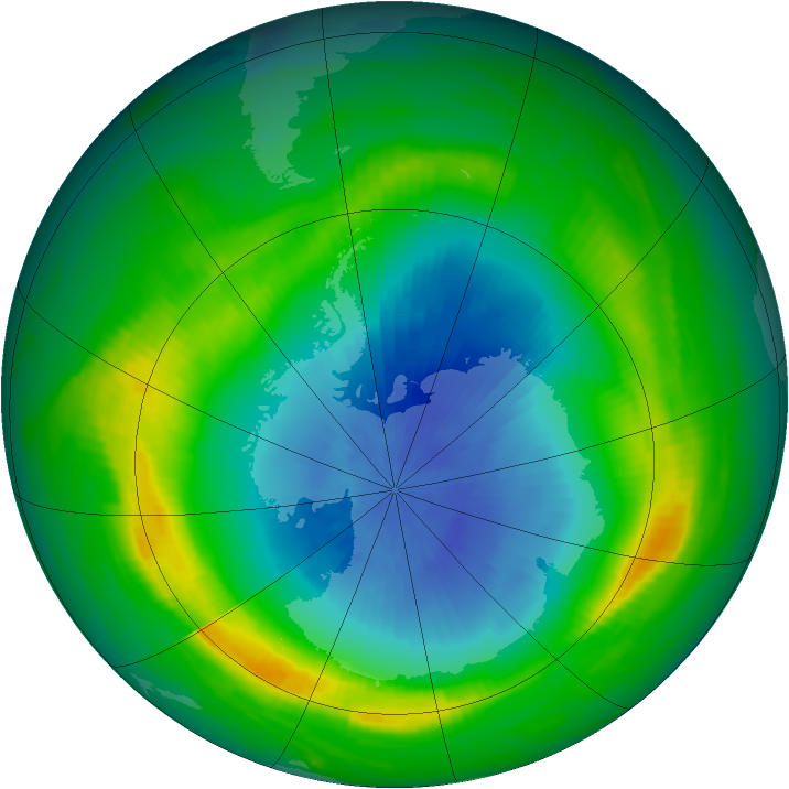 Ozone Map 1980-10-27
